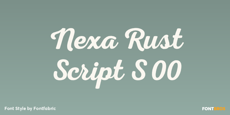 Nexa Rust Script S 00 Poster