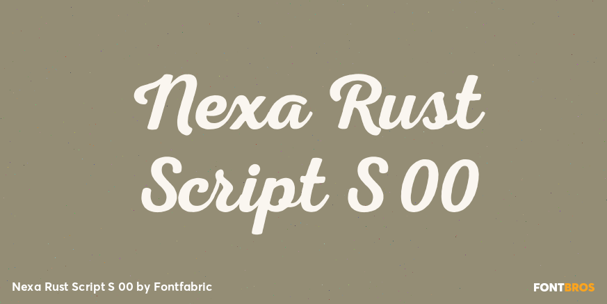 Nexa Rust Script S 00 Poster