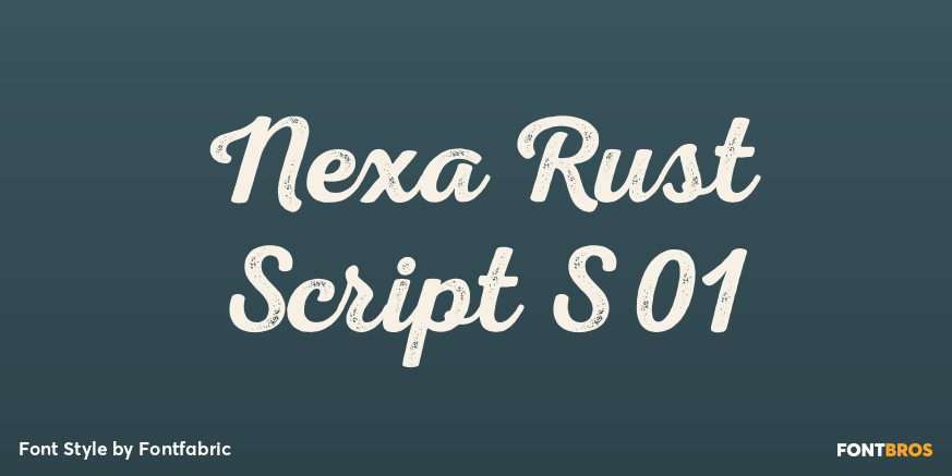 Nexa Rust Script S 01 Poster