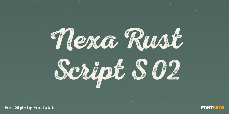 Nexa Rust Script S 02 Poster