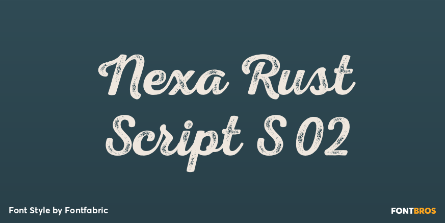 Nexa Rust Script S 02 Poster