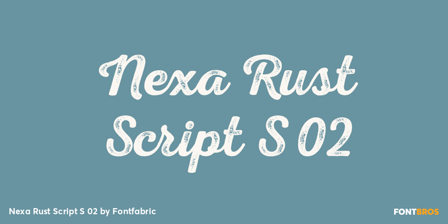 Nexa Rust Script S 02 Poster
