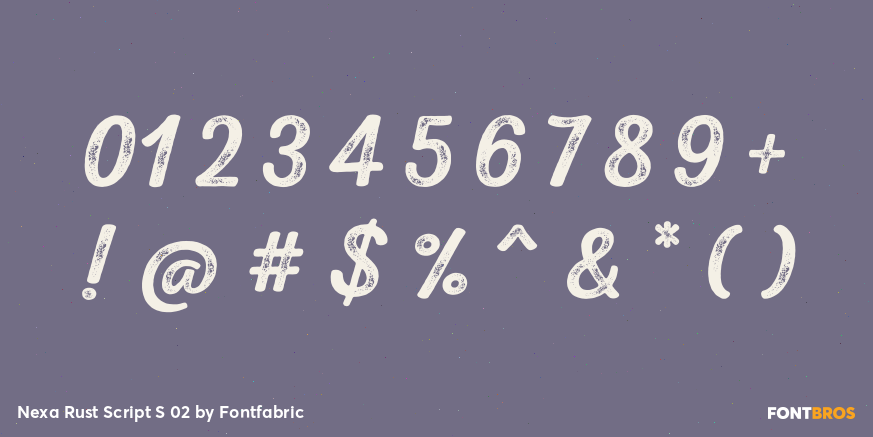 Nexa Rust Script S 02 Font Poster #4