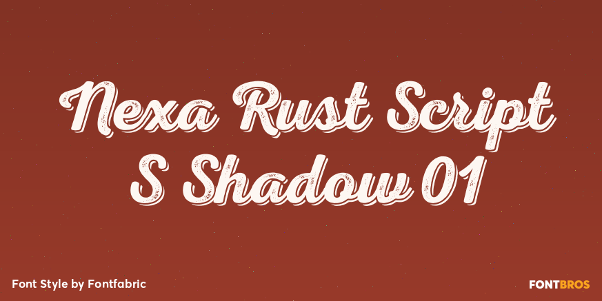 Nexa Rust Script S Shadow 01 Poster