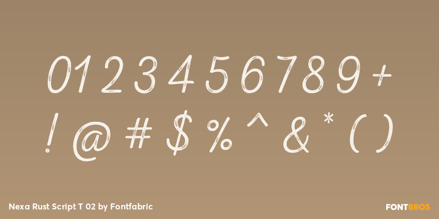 Nexa Rust Script T 02 Font Poster #4