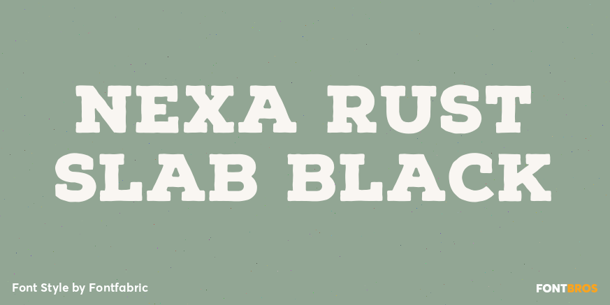 Nexa Rust Slab Black Poster