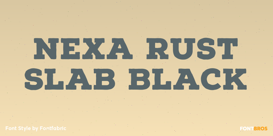 Nexa Rust Slab Black Poster