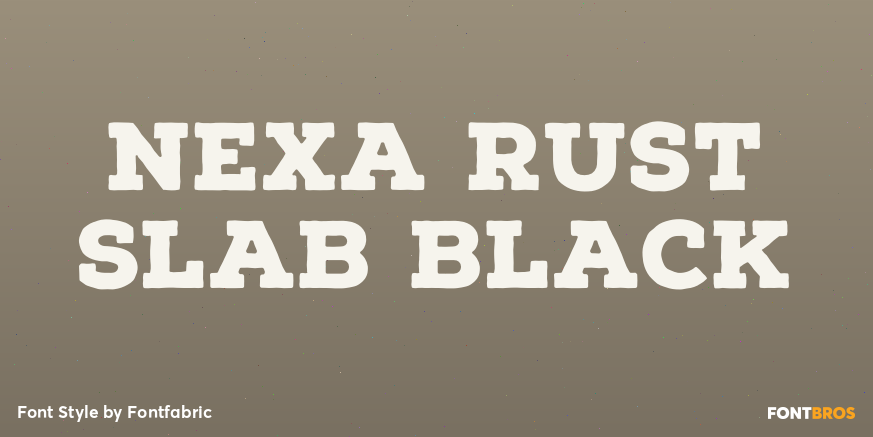 Nexa Rust Slab Black Poster