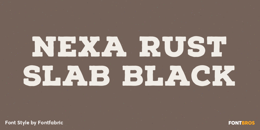 Nexa Rust Slab Black Poster