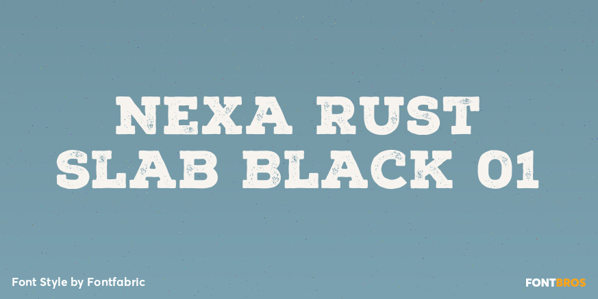 Nexa Rust Slab Black 01 Poster
