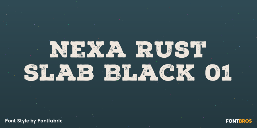 Nexa Rust Slab Black 01 Poster