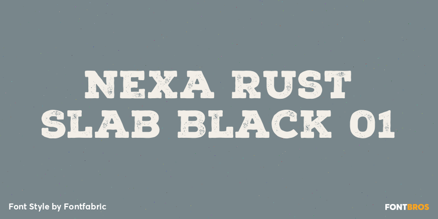 Nexa Rust Slab Black 01 Poster