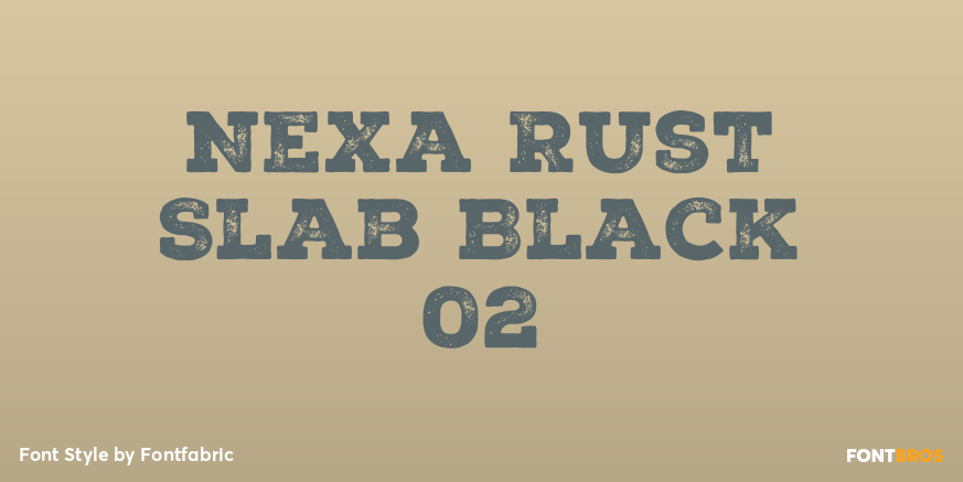Nexa Rust Slab Black 02 Poster