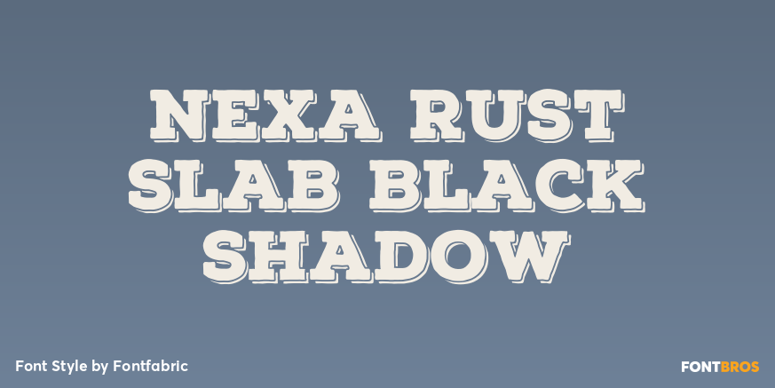 Nexa Rust Slab Black Shadow Poster