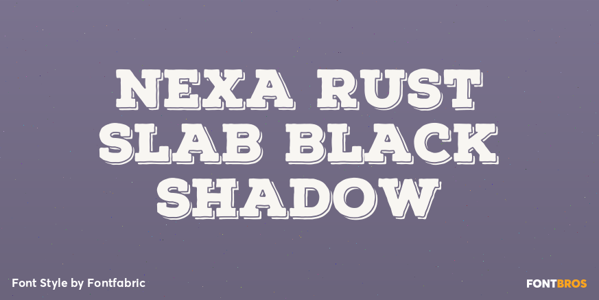 Nexa Rust Slab Black Shadow Poster