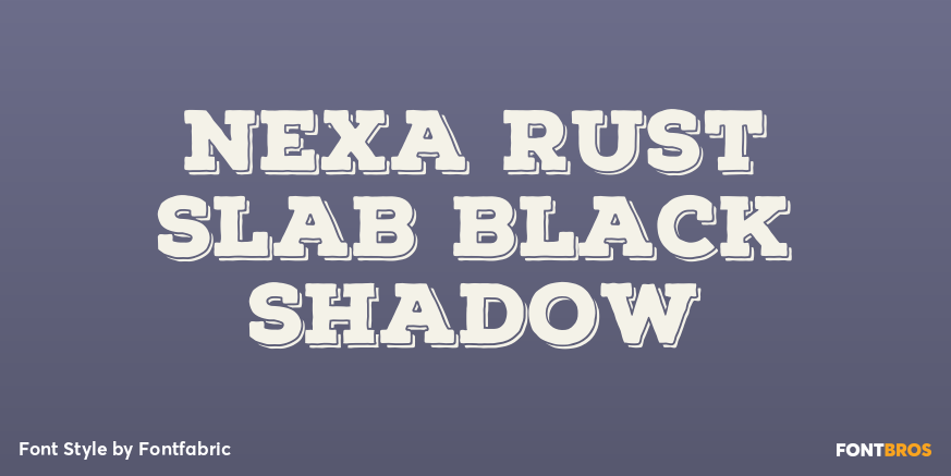 Nexa Rust Slab Black Shadow Poster