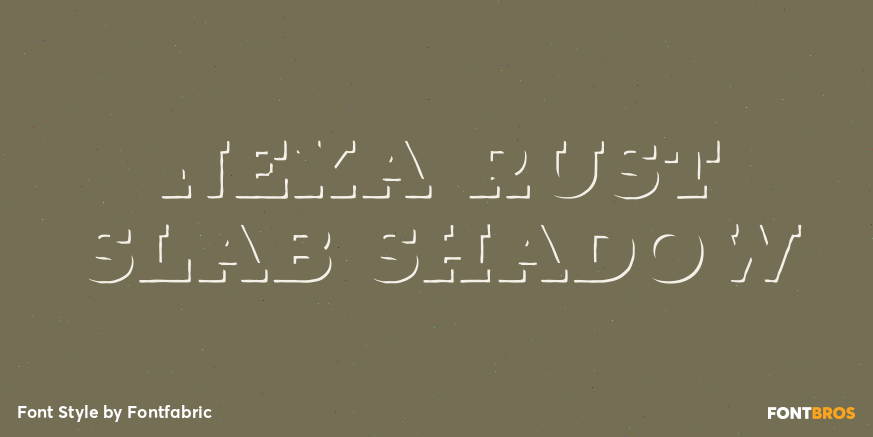 Nexa Rust Slab Shadow Poster