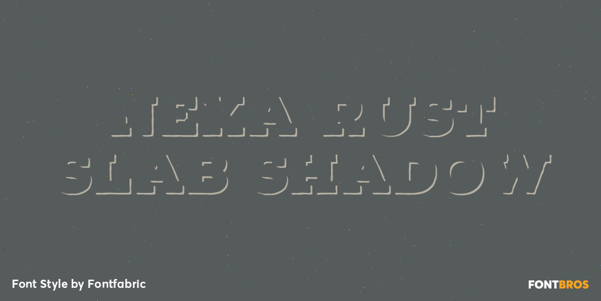 Nexa Rust Slab Shadow Poster
