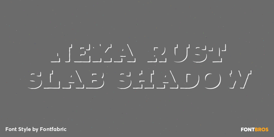 Nexa Rust Slab Shadow Poster