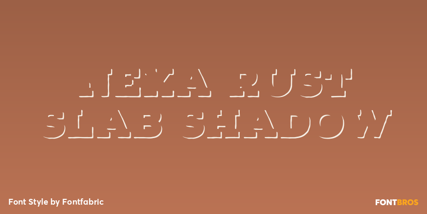 Nexa Rust Slab Shadow Poster
