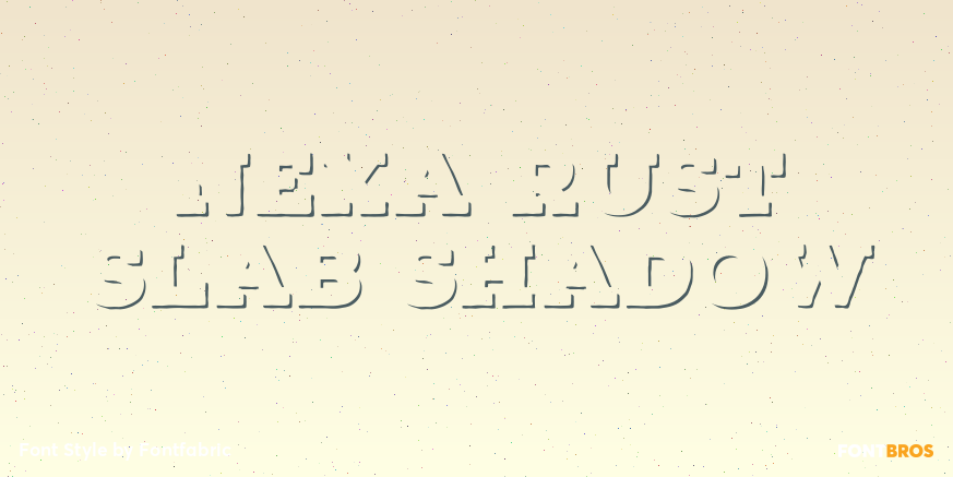 Nexa Rust Slab Shadow Poster