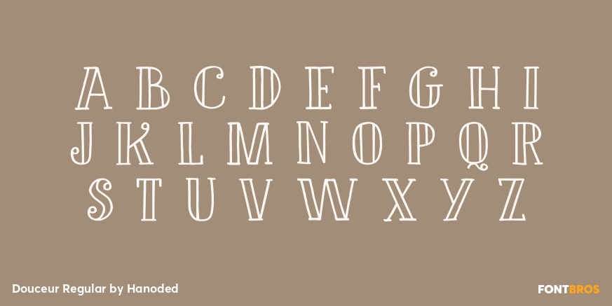 Douceur Regular Font Poster #2