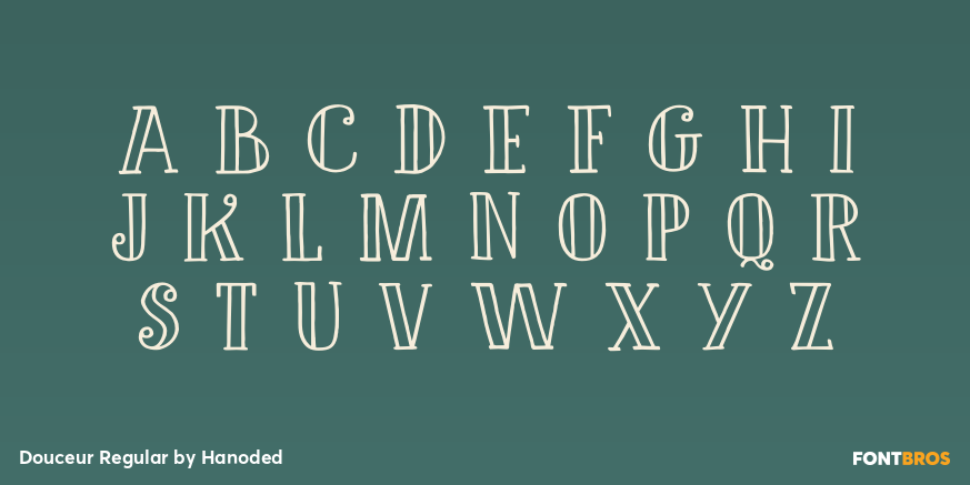 Douceur Regular Font Poster #3