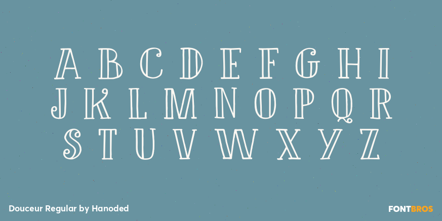 Douceur Regular Font Poster #1