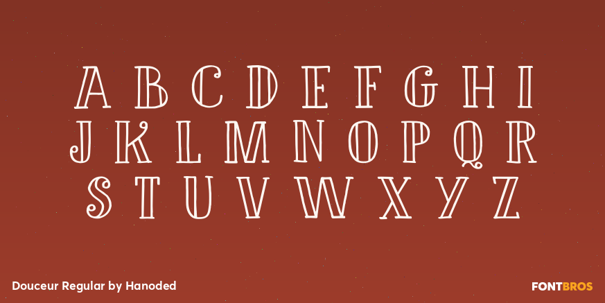 Douceur Regular Font Poster #1