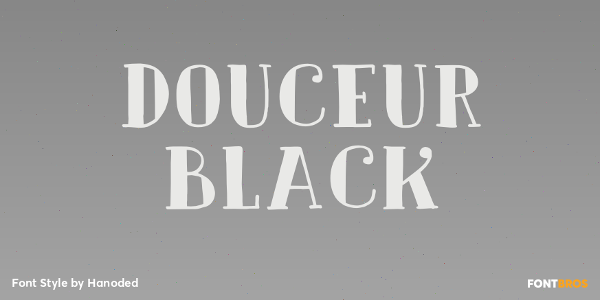 Douceur Black Poster