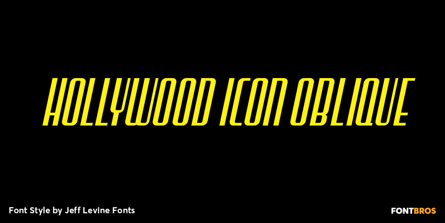 Hollywood Icon Oblique Poster