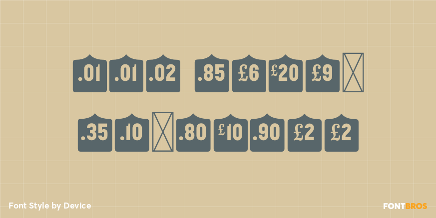 112 Hours Cashtill Font Poster #1