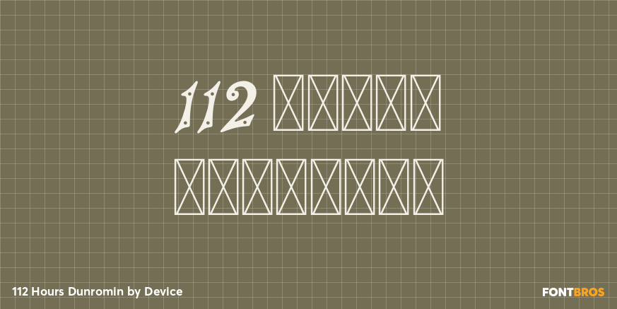 112 Hours Dunromin Poster