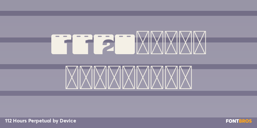 112 Hours Perpetual Poster