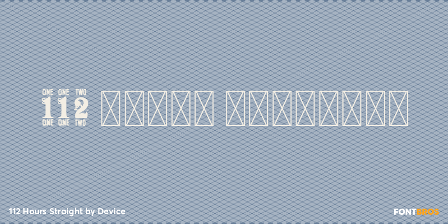 112 Hours Straight Poster