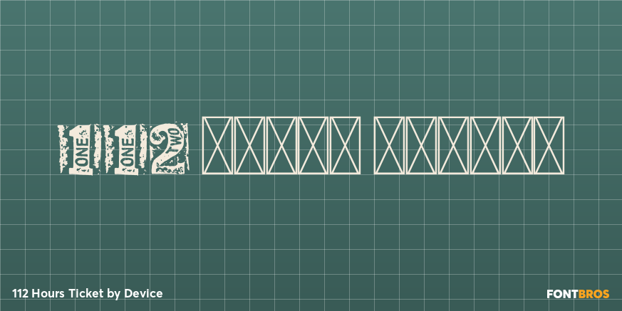 112 Hours Ticket Poster