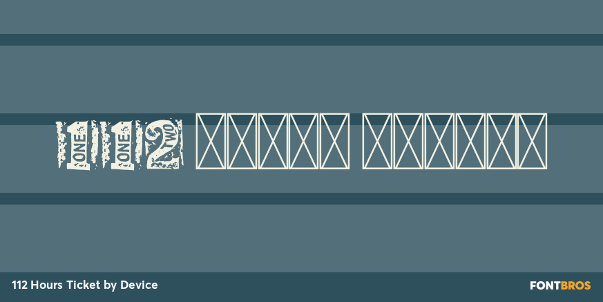 112 Hours Ticket Poster