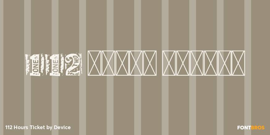 112 Hours Ticket Poster