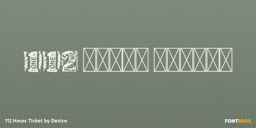 112 Hours Ticket Poster