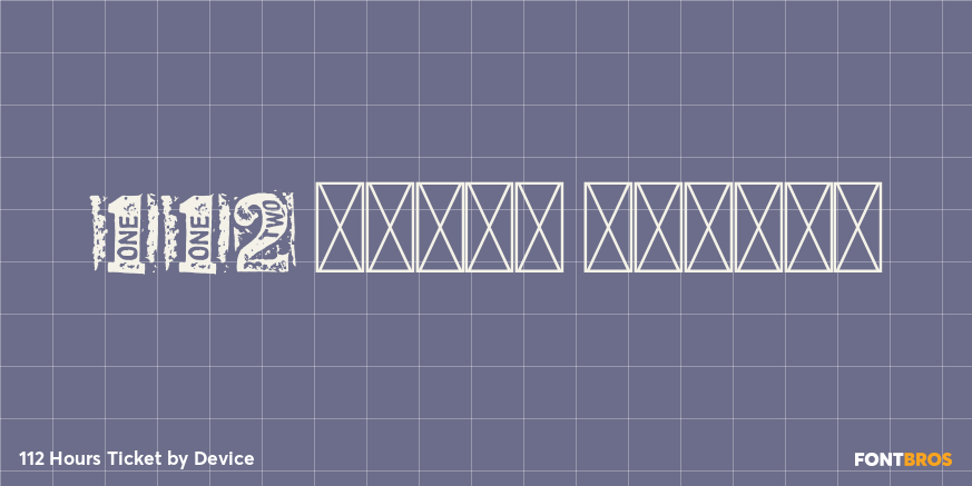 112 Hours Ticket Poster