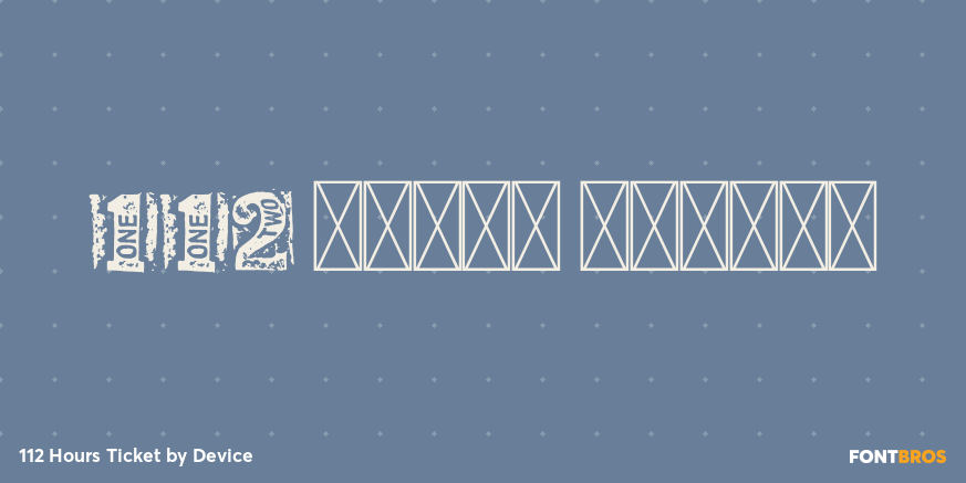 112 Hours Ticket Poster