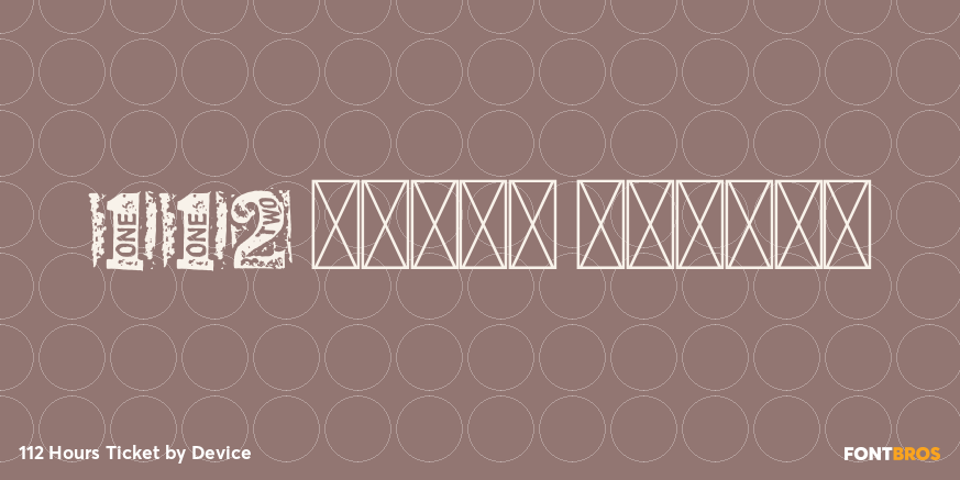 112 Hours Ticket Poster