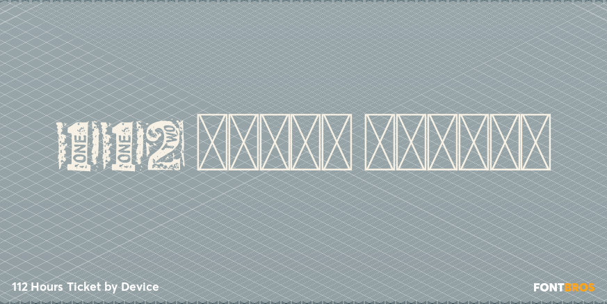 112 Hours Ticket Poster