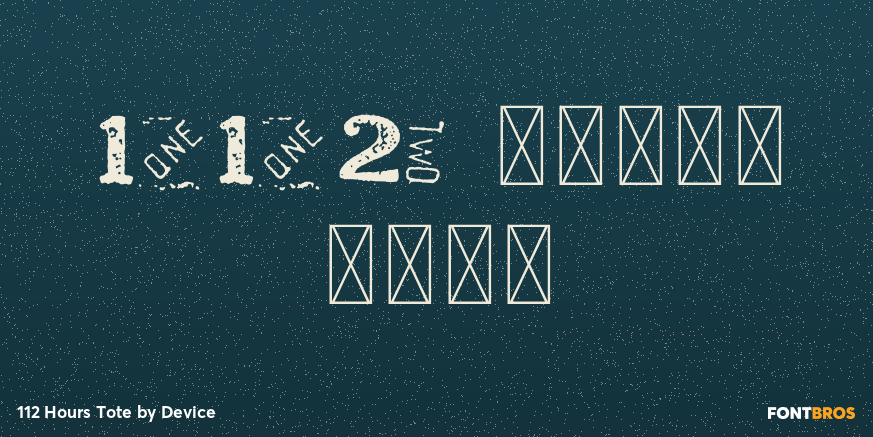 112 Hours Tote Poster