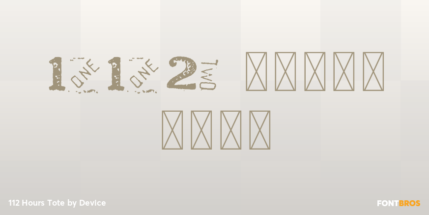 112 Hours Tote Poster