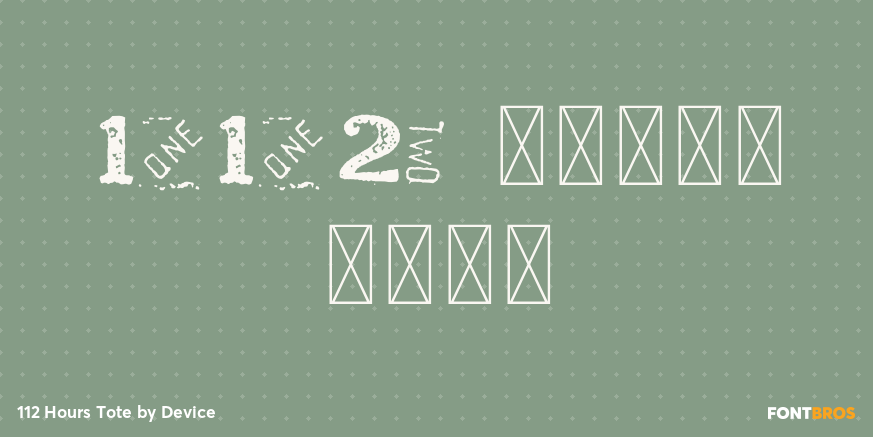 112 Hours Tote Poster