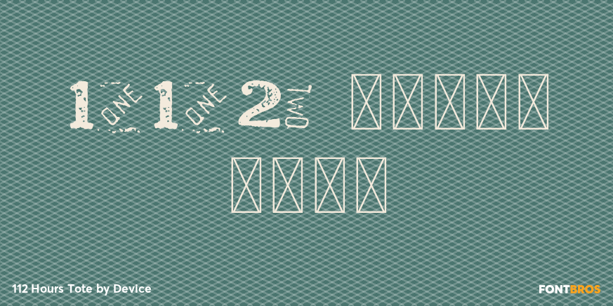 112 Hours Tote Poster