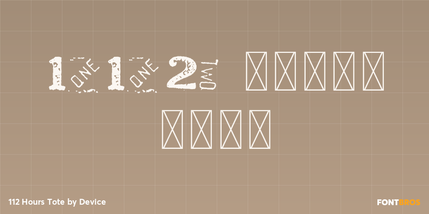 112 Hours Tote Poster