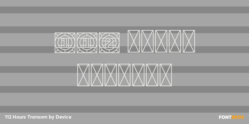 112 Hours Transom Poster