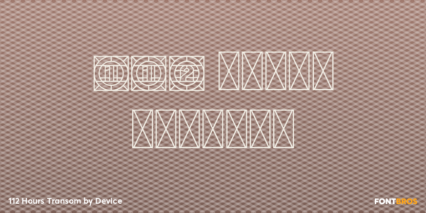 112 Hours Transom Poster